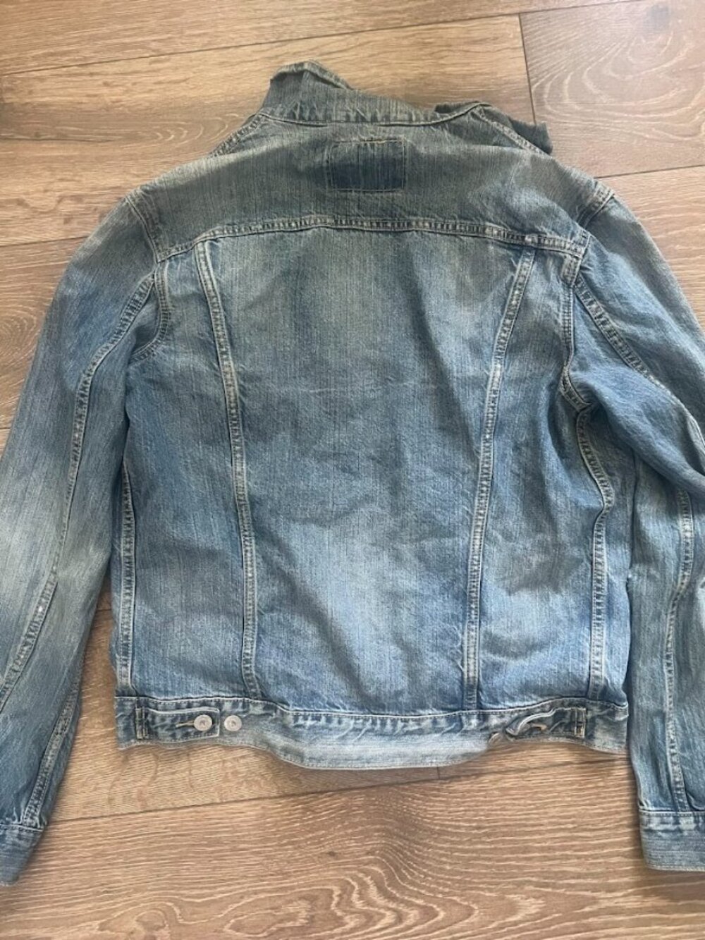 Levi's Blue Front Pocket Denim Jean Jacket Size Medium - Picture 14 of 16
